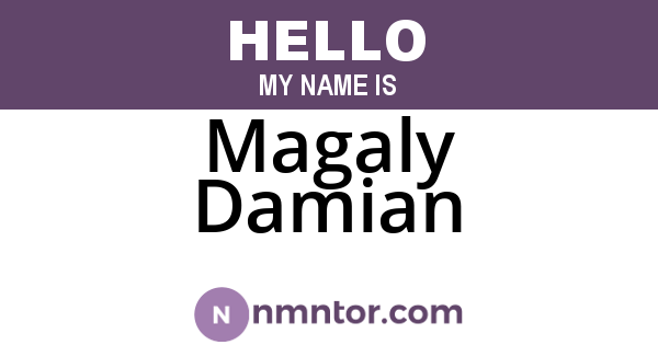 Magaly Damian