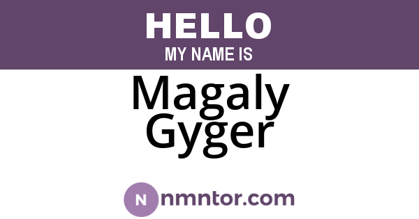 Magaly Gyger