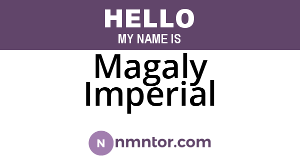 Magaly Imperial