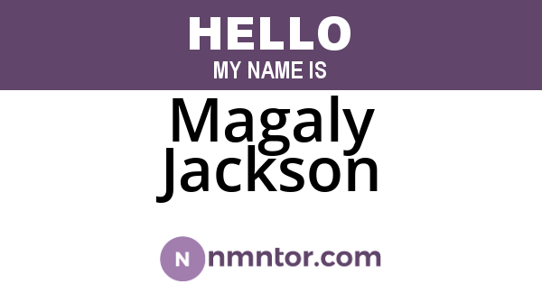 Magaly Jackson