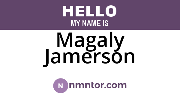 Magaly Jamerson