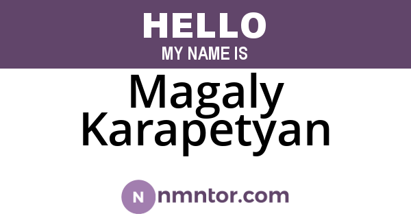 Magaly Karapetyan