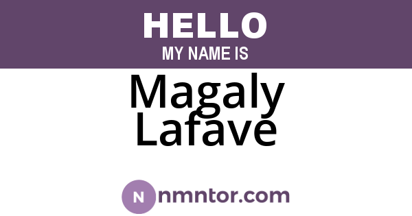 Magaly Lafave