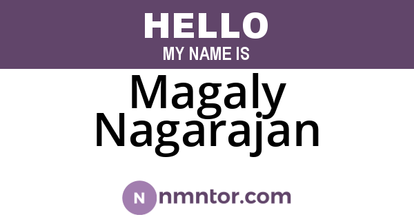 Magaly Nagarajan