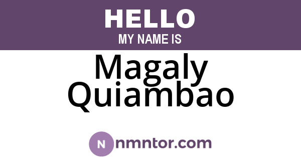 Magaly Quiambao