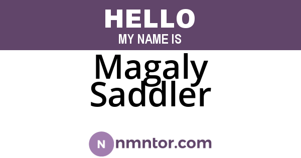 Magaly Saddler
