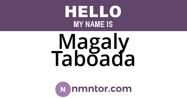 Magaly Taboada