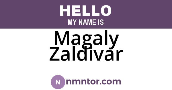 Magaly Zaldivar