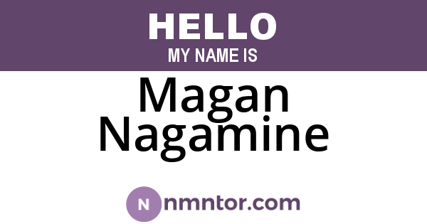 Magan Nagamine