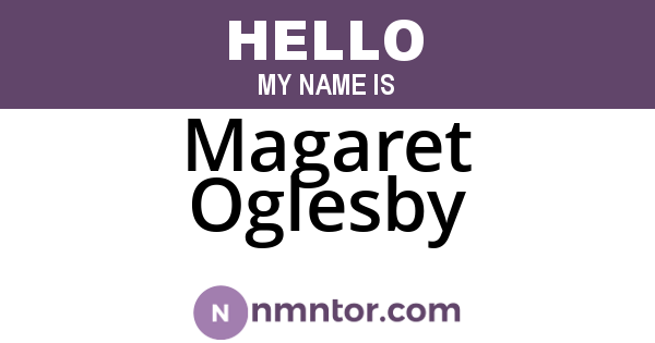 Magaret Oglesby