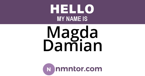 Magda Damian