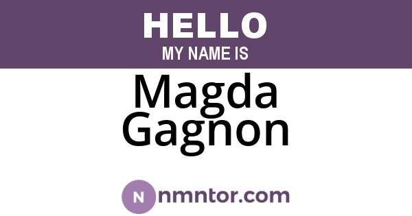 Magda Gagnon