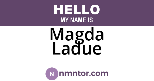 Magda Ladue