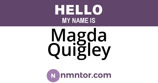 Magda Quigley