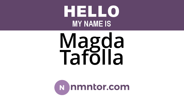 Magda Tafolla