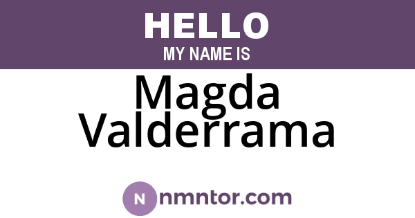 Magda Valderrama