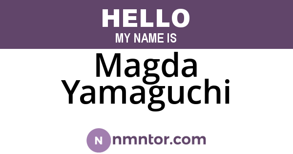 Magda Yamaguchi