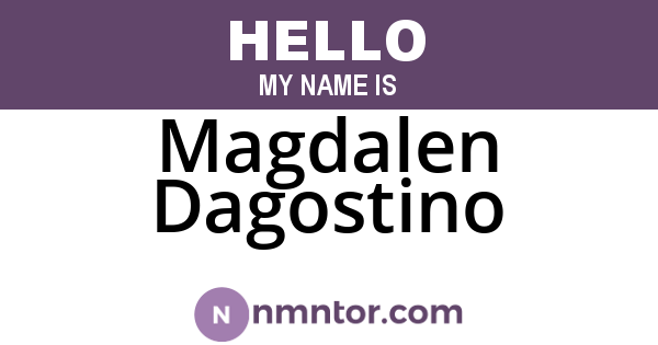 Magdalen Dagostino