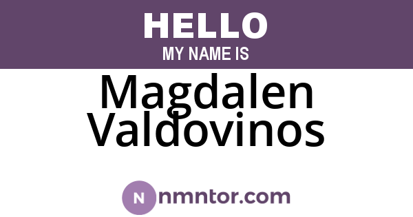 Magdalen Valdovinos