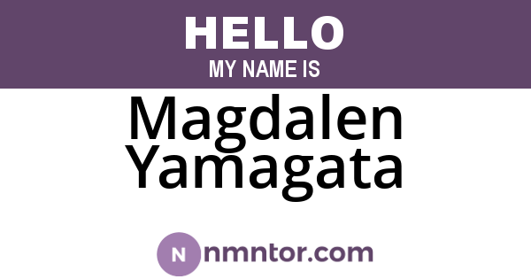 Magdalen Yamagata