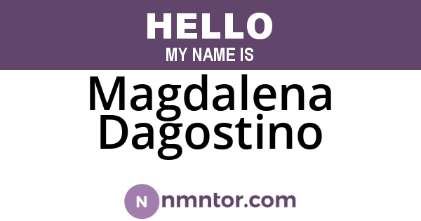 Magdalena Dagostino