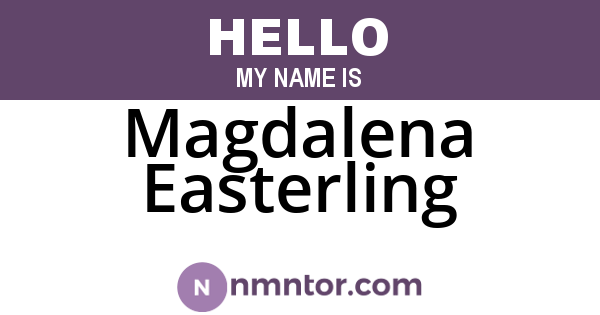 Magdalena Easterling
