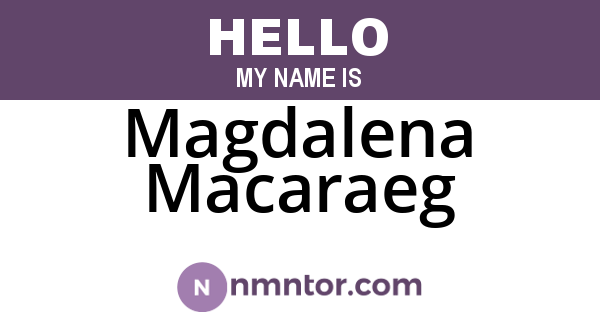 Magdalena Macaraeg