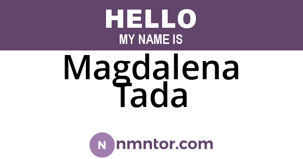 Magdalena Tada