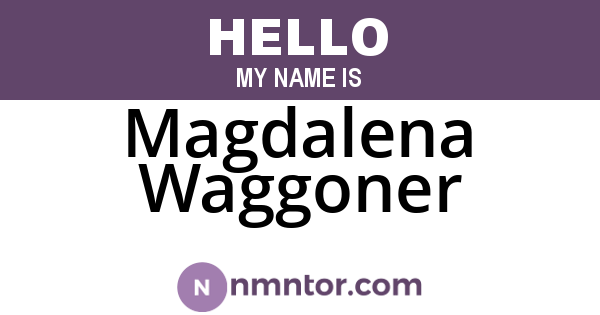 Magdalena Waggoner