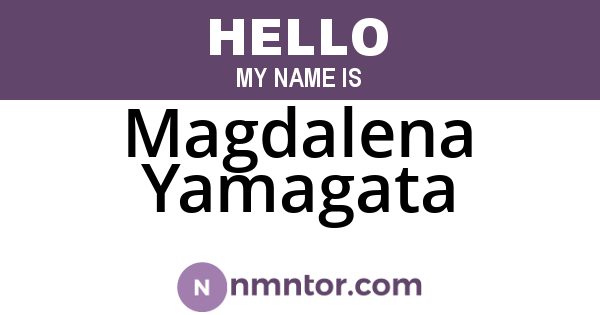 Magdalena Yamagata