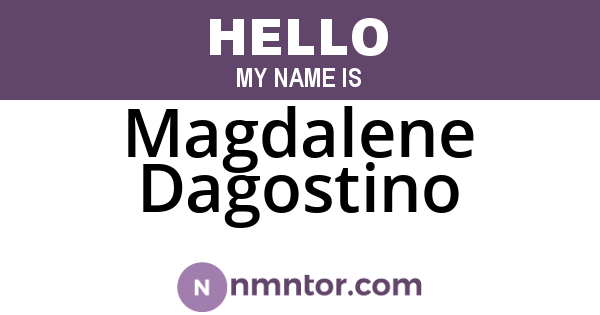 Magdalene Dagostino