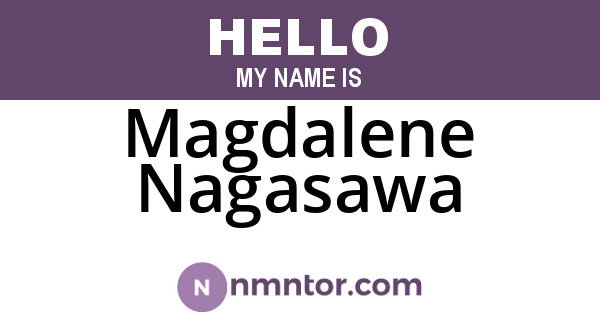 Magdalene Nagasawa