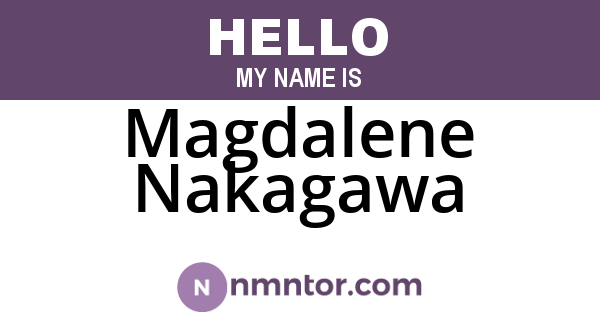 Magdalene Nakagawa