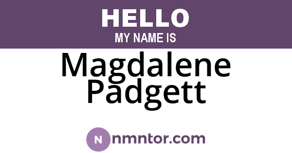 Magdalene Padgett