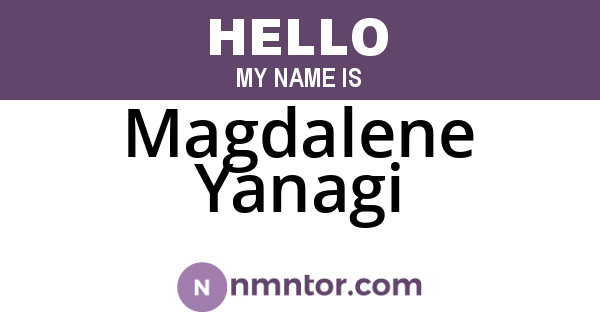 Magdalene Yanagi