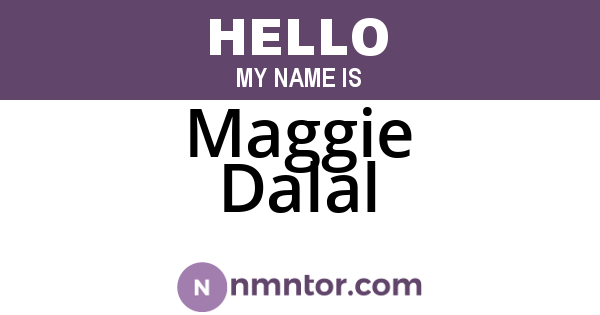 Maggie Dalal