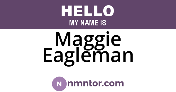 Maggie Eagleman