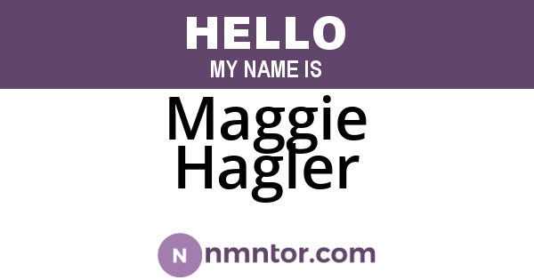 Maggie Hagler