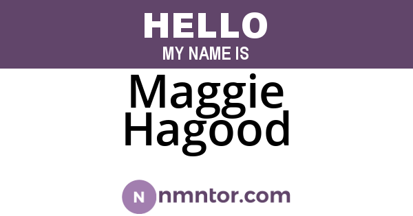 Maggie Hagood