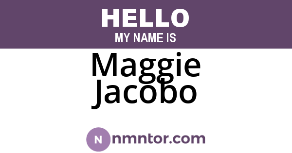 Maggie Jacobo