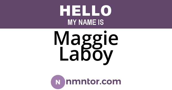 Maggie Laboy
