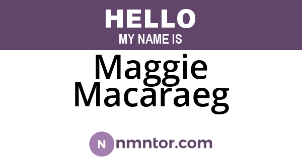Maggie Macaraeg