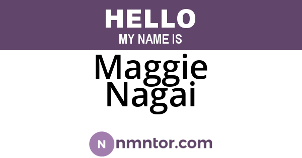Maggie Nagai