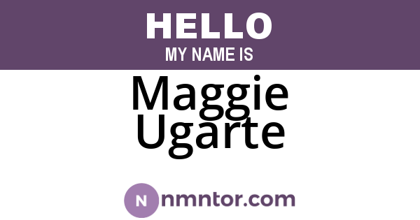 Maggie Ugarte