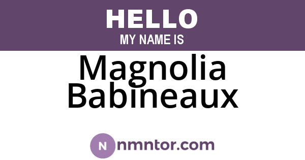Magnolia Babineaux