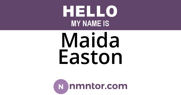 Maida Easton