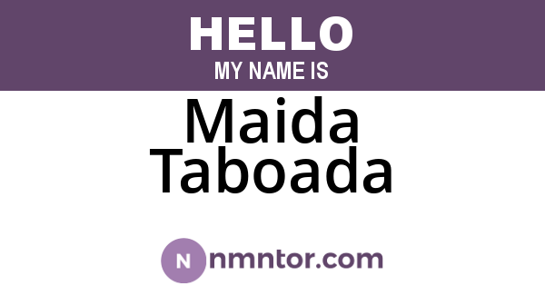 Maida Taboada