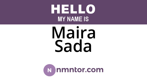 Maira Sada