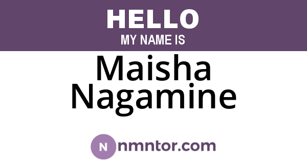 Maisha Nagamine