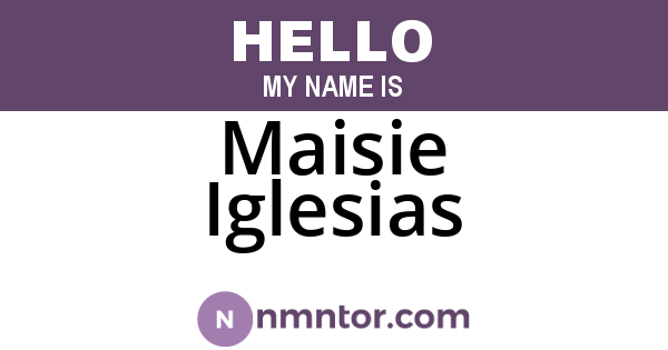 Maisie Iglesias